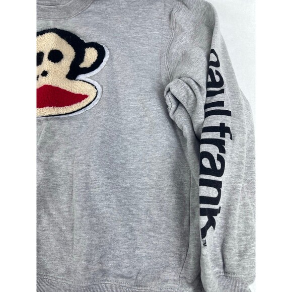 Vintage mid-2000s Paul Frank Julius monkey sweatshirt gray juniors XL Y2K - Picture 3 of 4